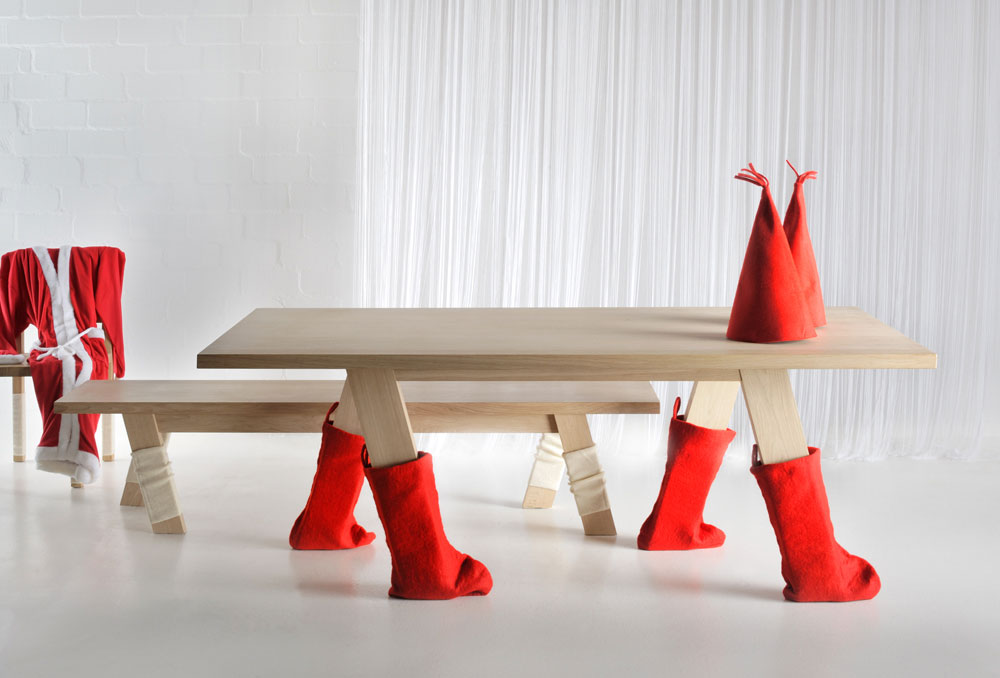 Ausgefallene Sitzbank GO a Maßgefertigt aus Massivholz von vitamin design