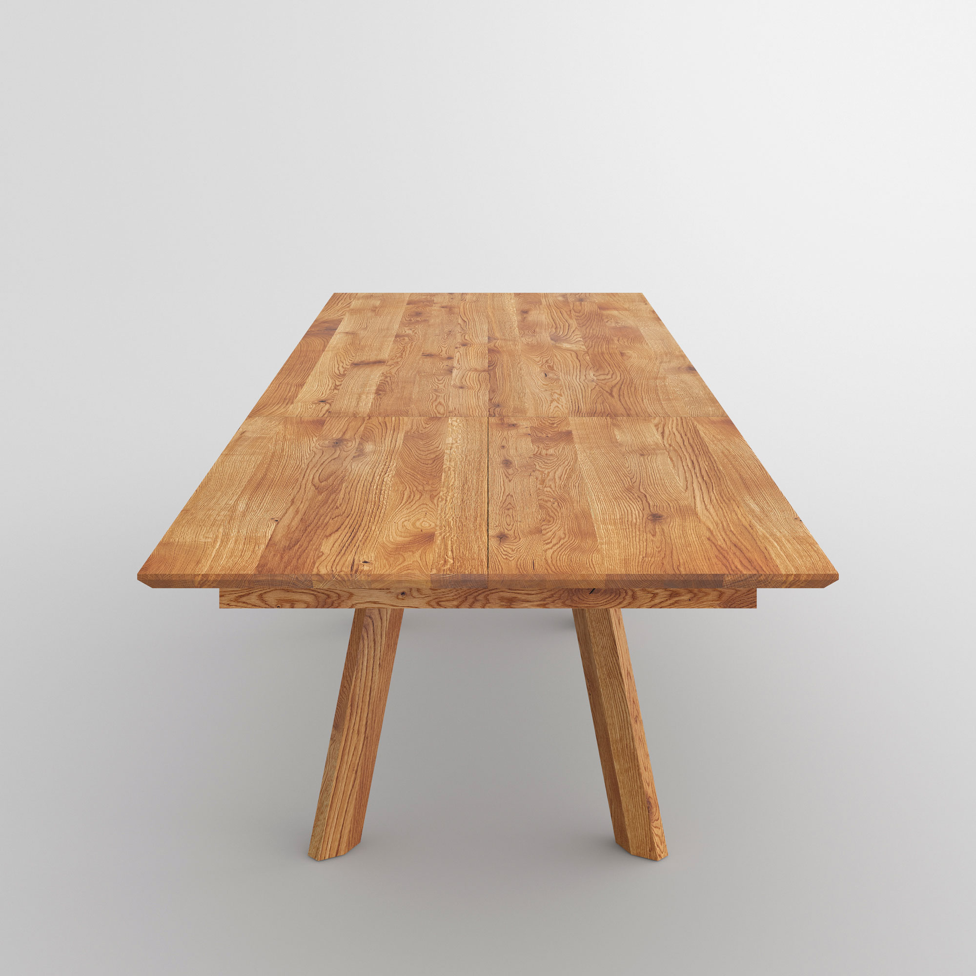 Ausziehbarer Designer Tisch RHOMBI BUTTERFLY cam1 Maßgefertigt aus Massivholz von vitamin design