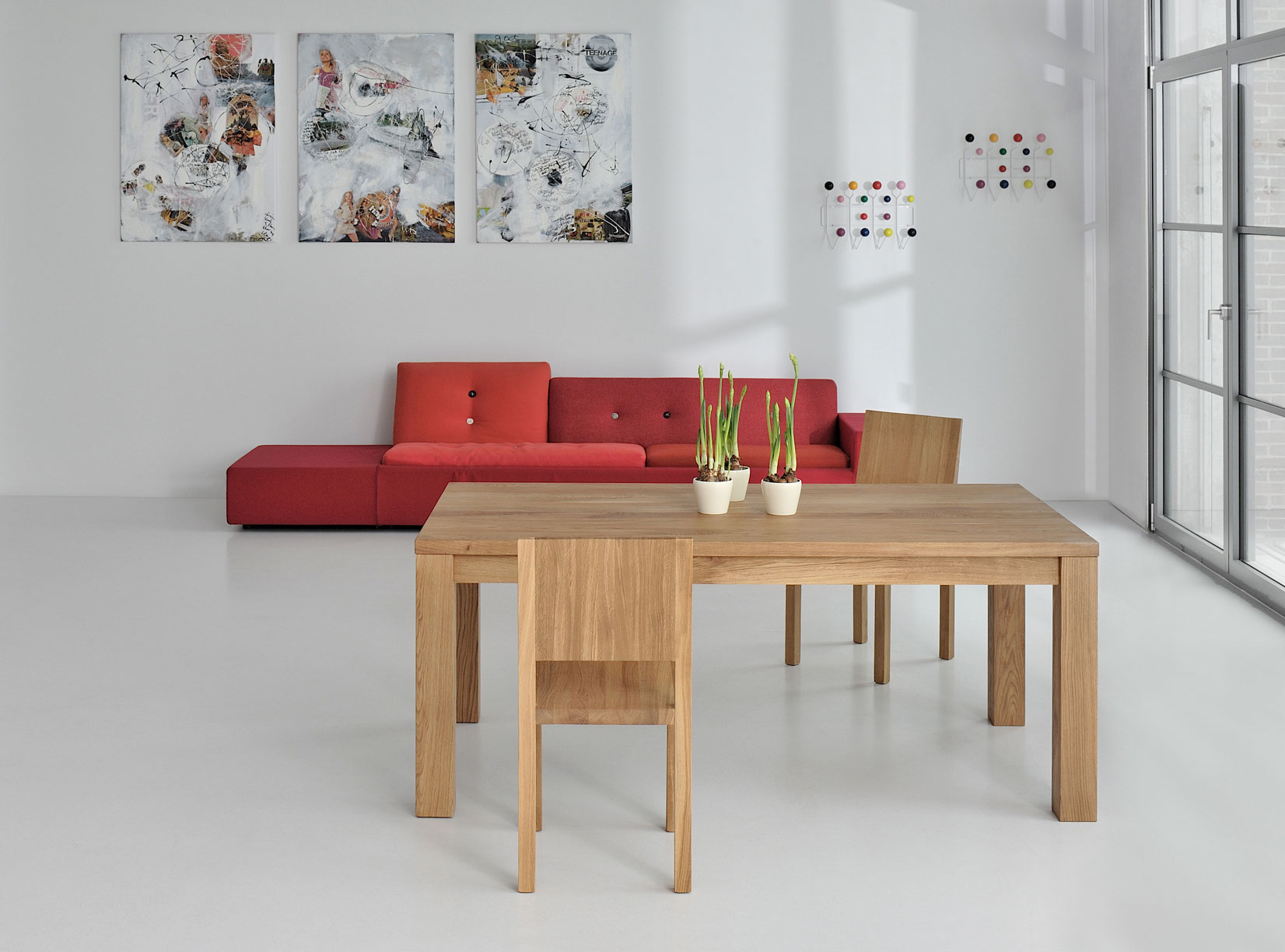 Esszimmertisch Rustikal CUBUS 3 B10X10 2643a Maßgefertigt aus Massivholz von vitamin design