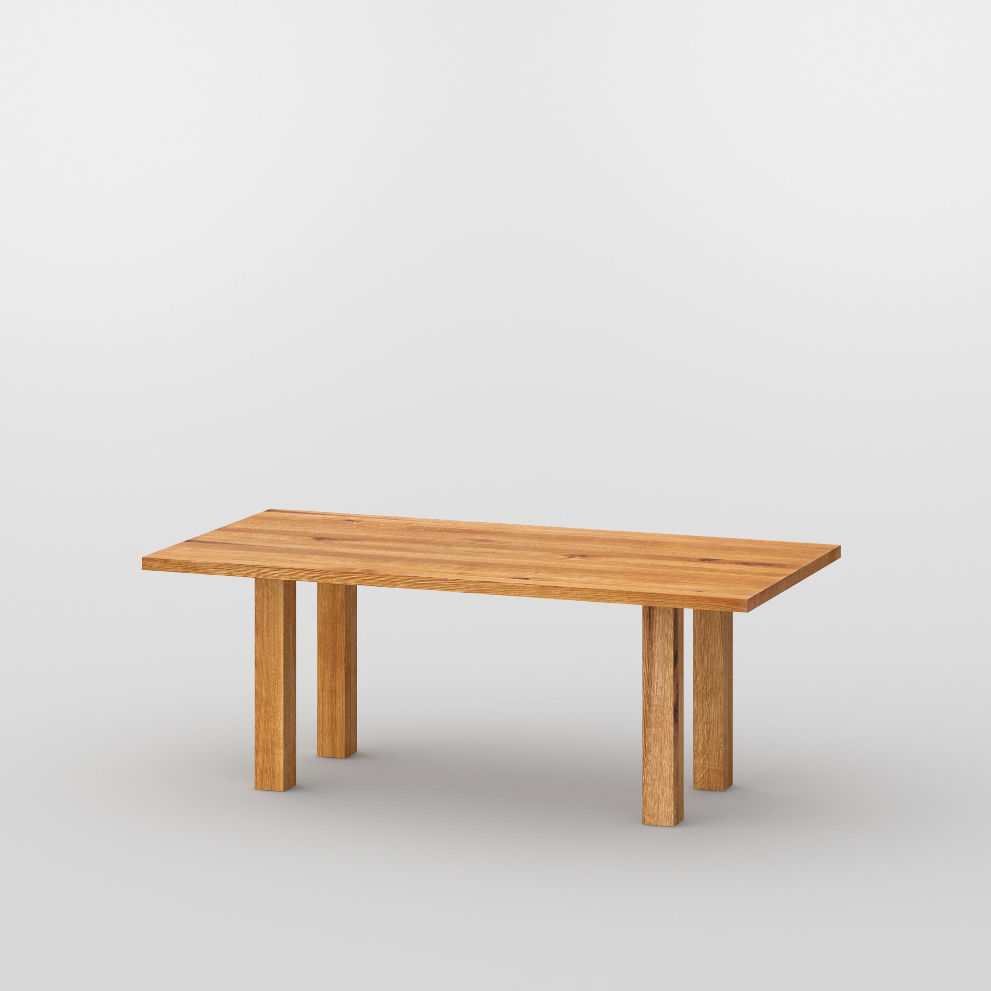 Zargenloser Tisch DUCK cam1 Maßgefertigt aus Massivholz von vitamin design