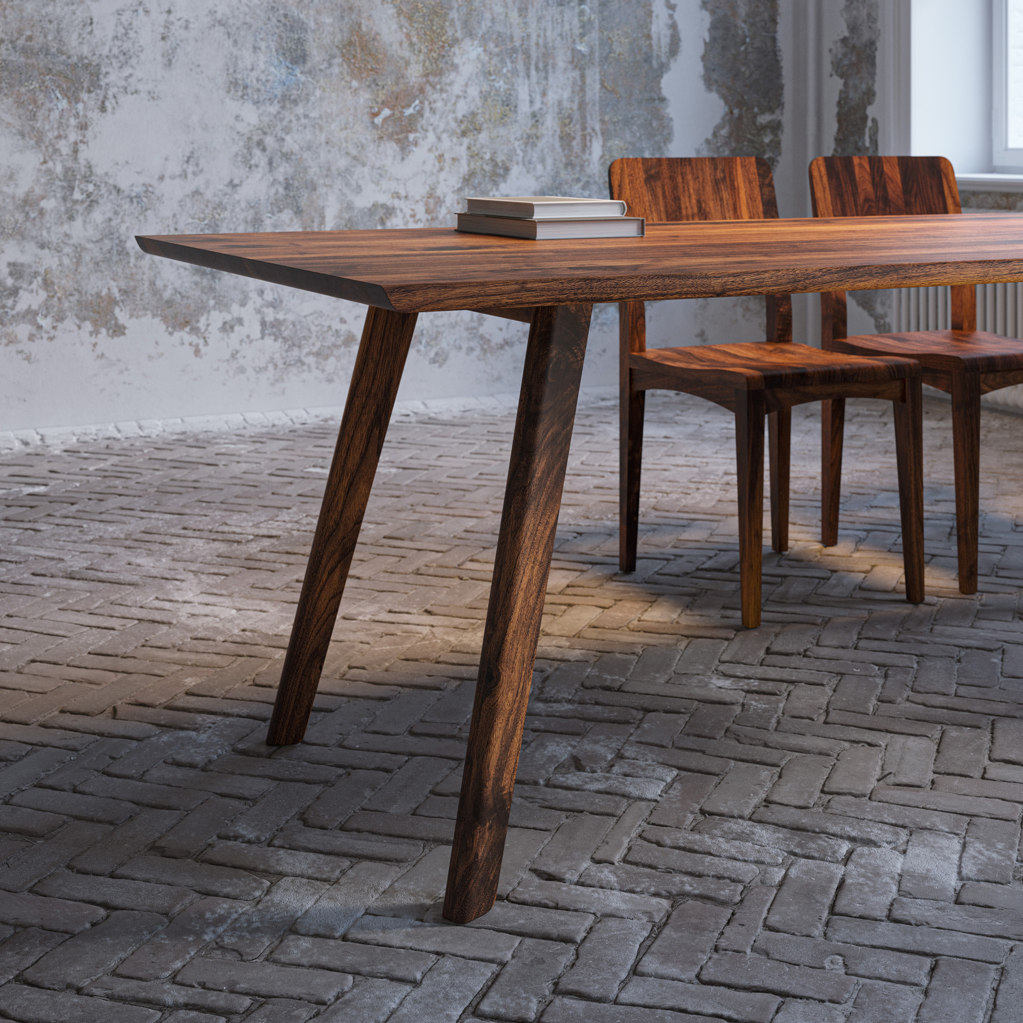  Tisch RIVANO cam2 Maßgefertigt aus Massivholz von vitamin design