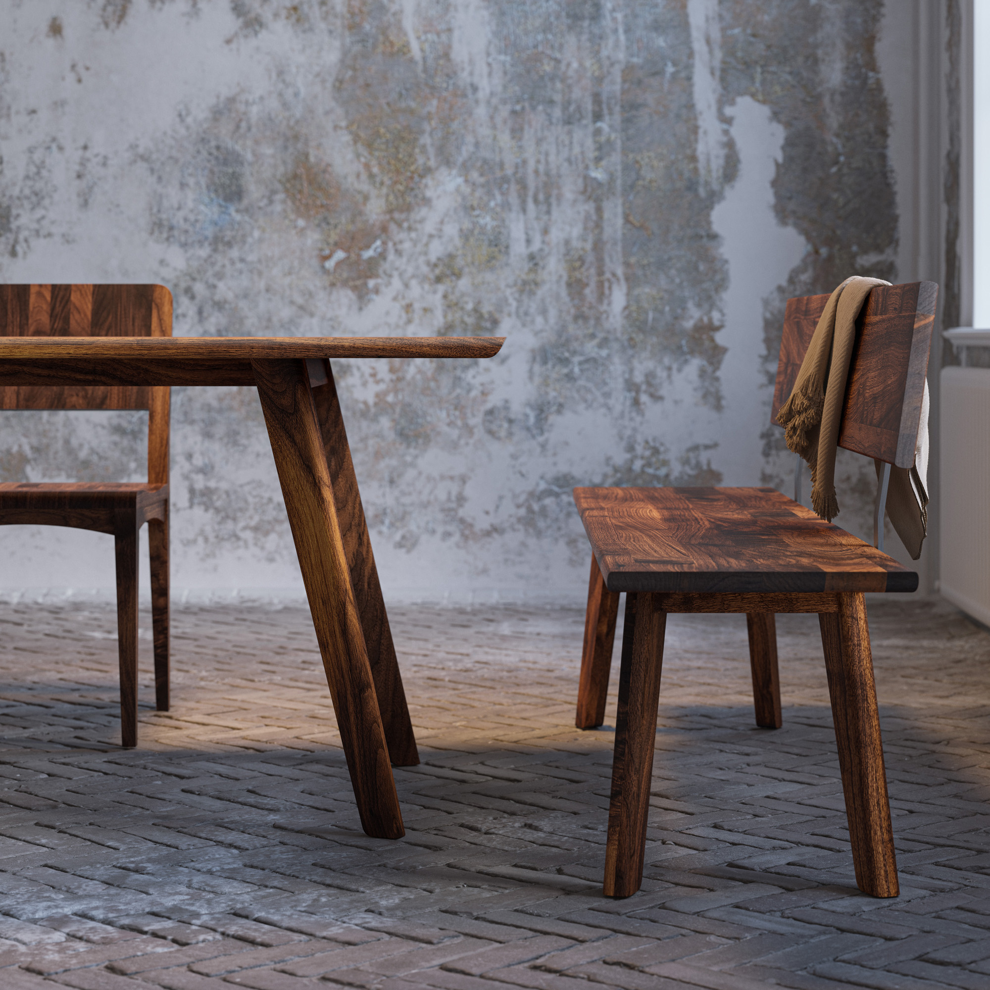  Tisch RIVANO cam4 Maßgefertigt aus Massivholz von vitamin design